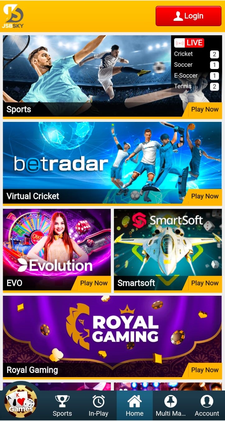 Games Sections